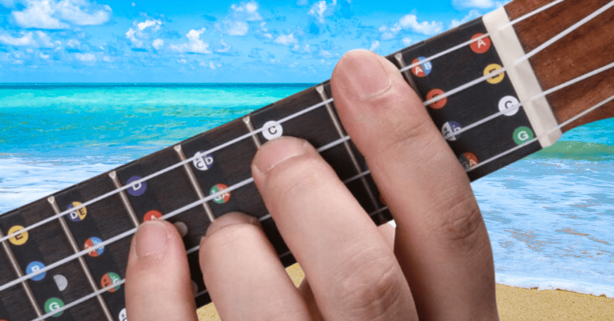 Ukulele Fretboard Note Stickers